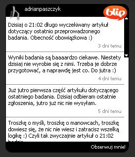 blipnastronie Blipuj! I bądź na bieżąco